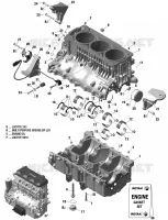 Motor- und MOTORAUFHANGUNG