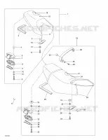 Sitz hinten und vorne (Motorabdeckung)