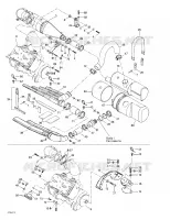 Motorunterstützung und Schalldämpfer