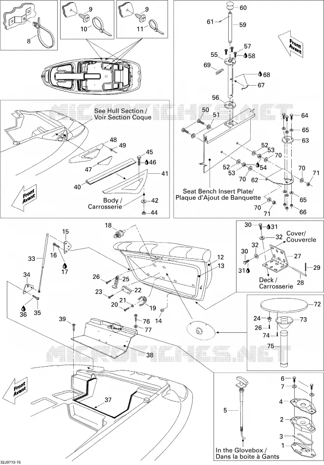 Motorraum und Zubehör