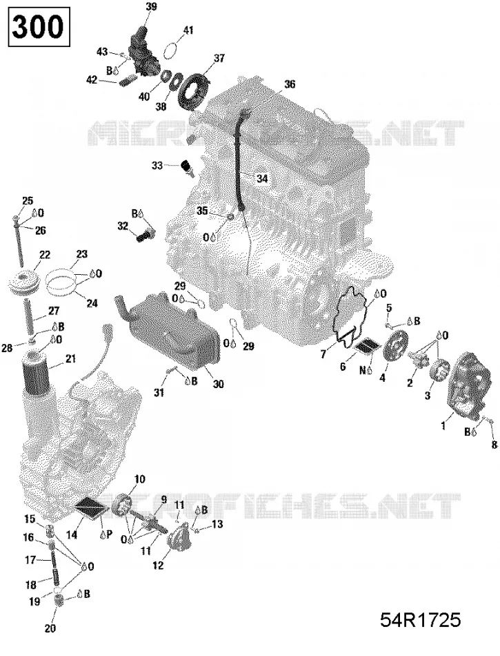 LUBRIFICATION DU MOTEUR - 300