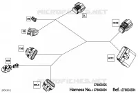 08- ELEKTRISCHER KABELBAUM - STEERING WIRING HARNESS - 278003595 - PACKAGE CONVENIENCE
