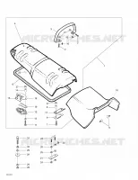 Sitz- und MotorabdAsiento y cubierta del motoreckung