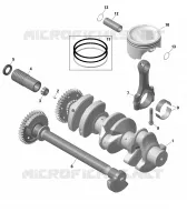 Motor - KURBELWELLE UND KOLBEN
