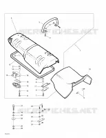 Sitz- und MotorabdAsiento y cubierta del motoreckung