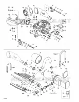Motorunterstützung und Schalldämpfer