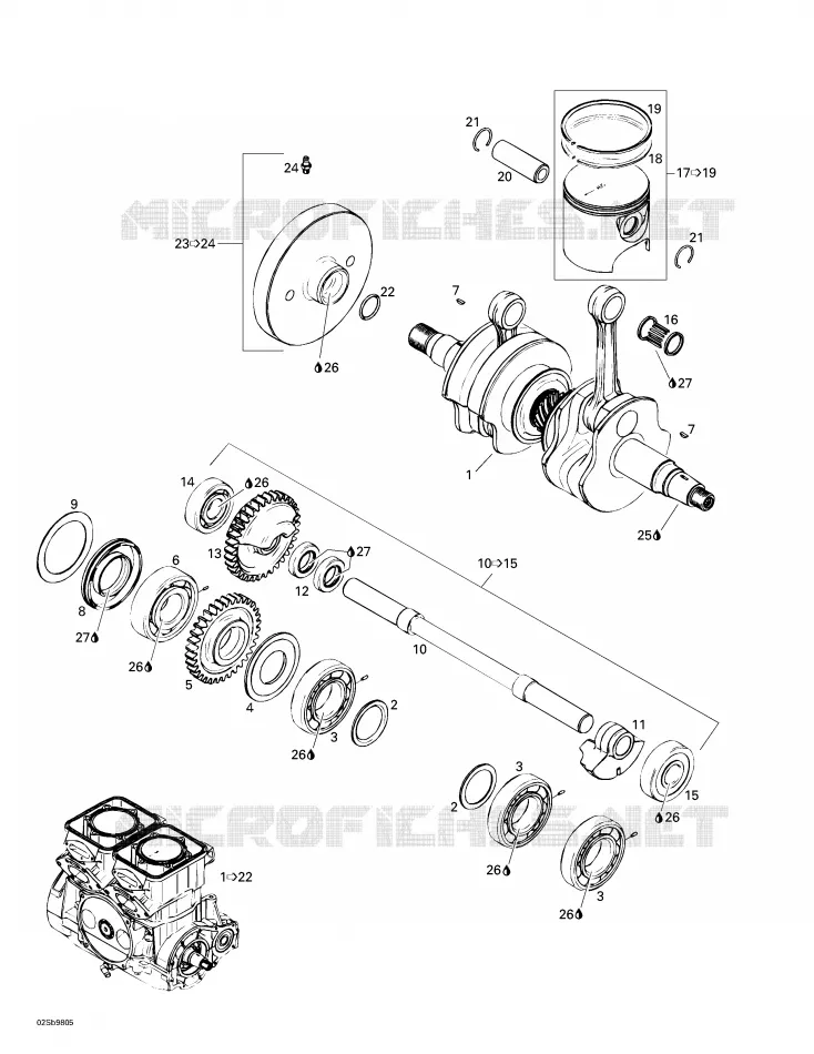 VILEBREQUIN ET PISTONS