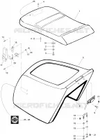 Sitz, Motorabdeckung