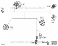 08- ELEKTRISCHER KABELBAUM - STEERING WIRING HARNESS - 278003593