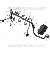 Elektrik - Motorkabelbaum