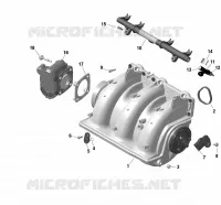 Motor - Ansaugkrümmer