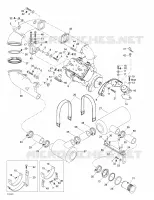 Motorunterstützung und Schalldämpfer