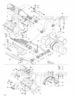 Motorunterstützung und Schalldämpfer