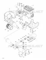 Motorunterstützung und Schalldämpfer