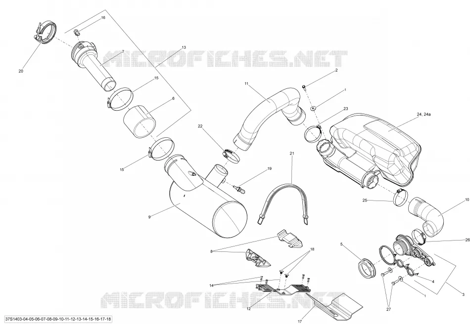 SYSTèME ÉCHAPPEMENT _37S1412