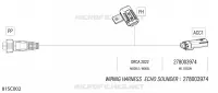 08- ELEKTRISCHER KABELBAUM - ECHO SOUNDER WIRING HARNESS - 278003974