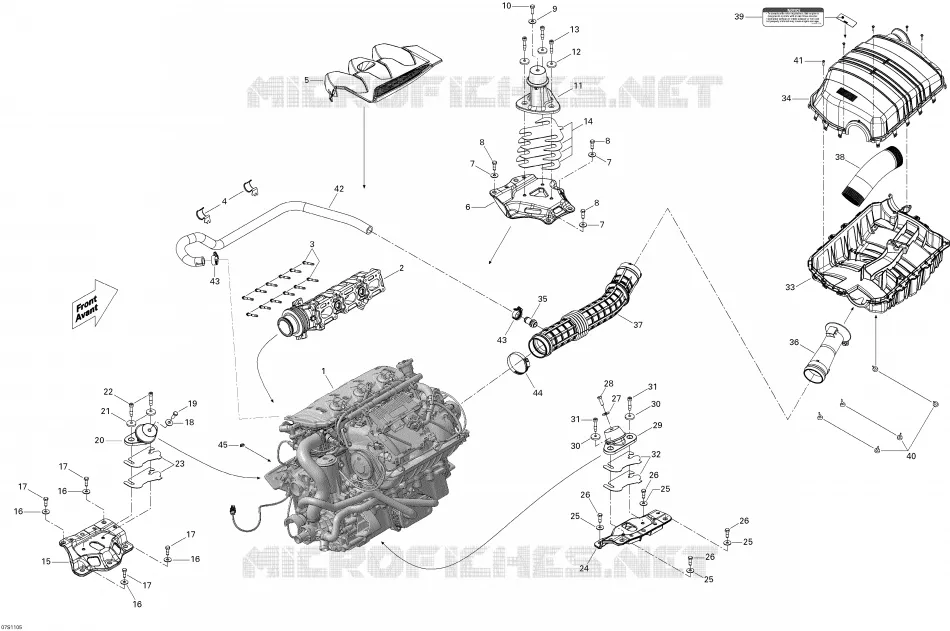 Motor, Ansaugschalldämpfer