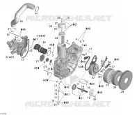 Wasserpumpe und Magneto