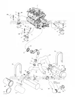 Motorunterstützung und Schalldämpfer