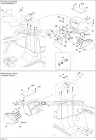 Frontkonsole und Handschuhfach