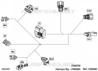 08- ELEKTRISCHER KABELBAUM - STEERING WIRING HARNESS - 278003804