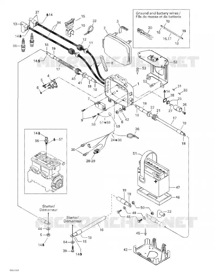 Elektrischer Kasten hinten
