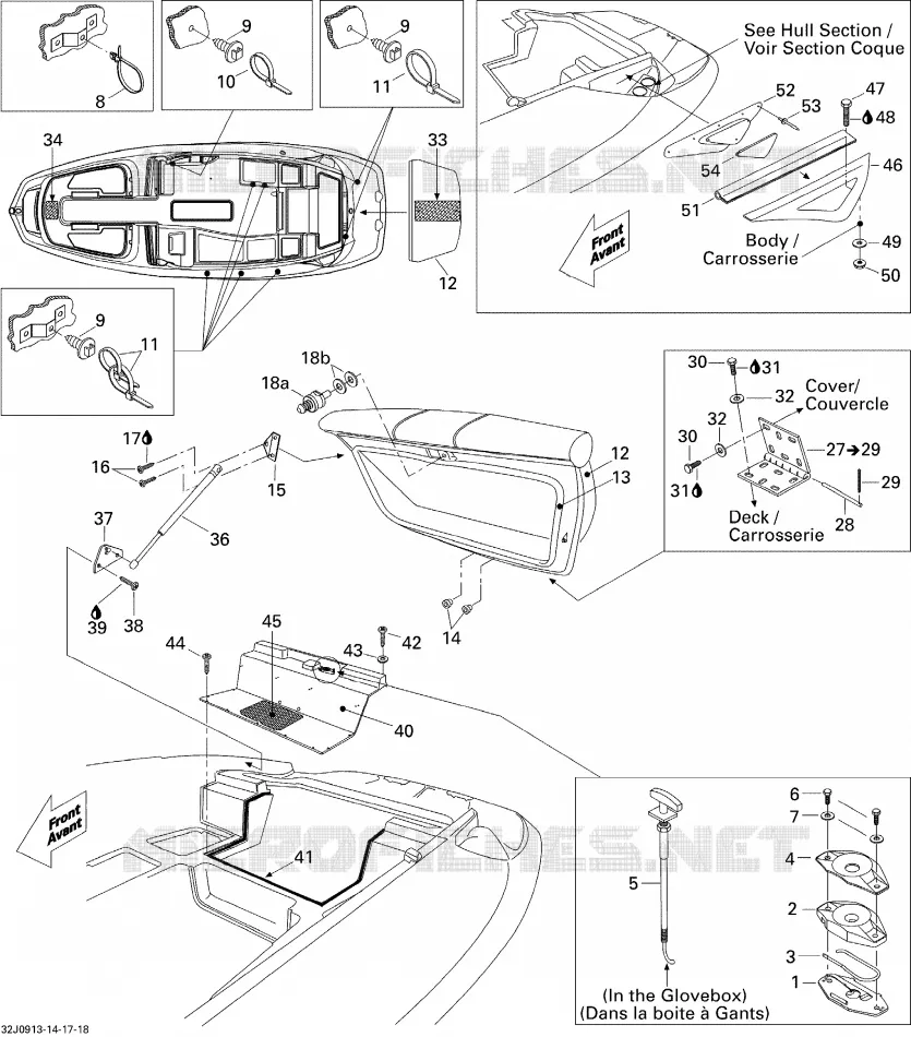 Motorraum und Zubehör