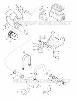 Motorunterstützung und Schalldämpfer