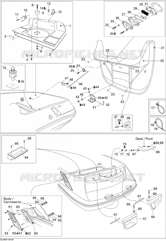 Motorraum und Zubehör
