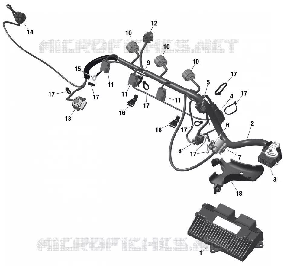 KABELBAUM UND ELEKTRONISCHES MODUL