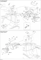 Frontkonsole und Handschuhfach
