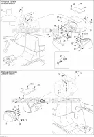 Frontkonsole und Handschuhfach