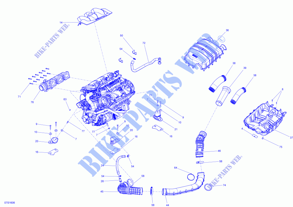 Motor für Sea-Doo GTS 2016