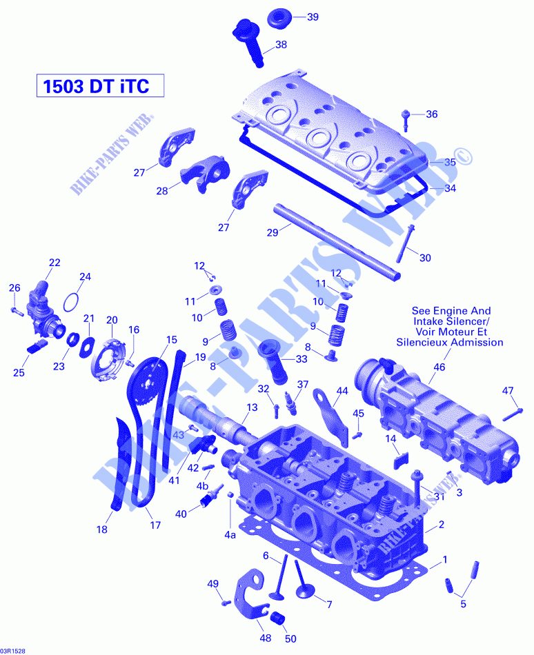 ZYLINDERKOPF für Sea-Doo GTI SE 130 2015