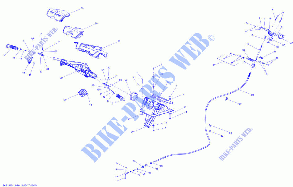 Lenkung für Sea-Doo GTI SE 155 2015