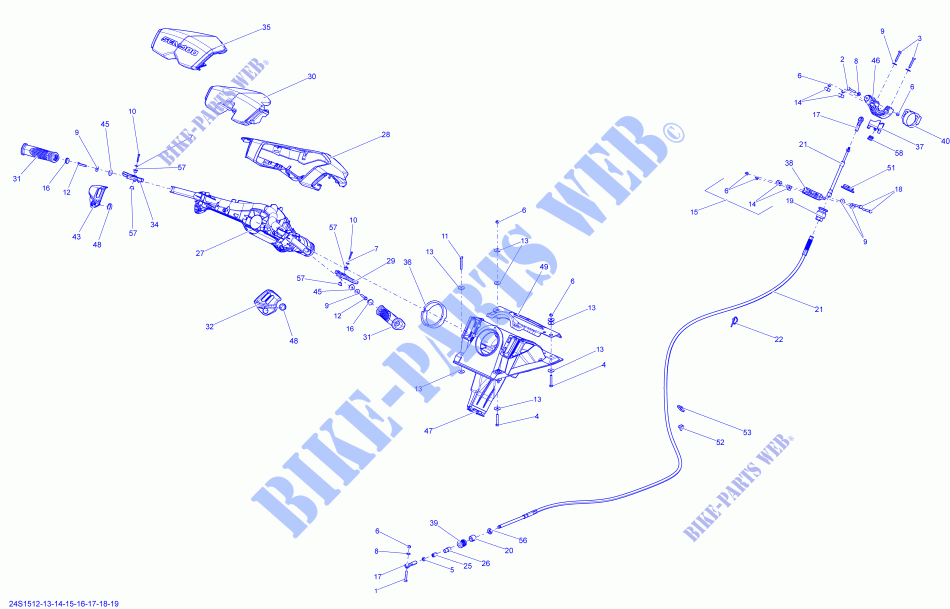 Lenkung für Sea-Doo GTI LIMITED 155 2015