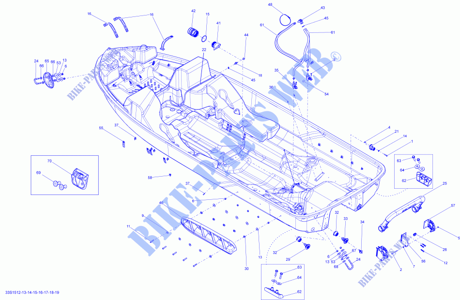 KAROSSERIE für Sea-Doo GTR 215 2015