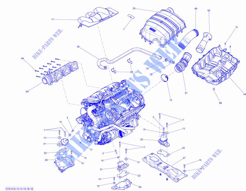 Motor für Sea-Doo GTI SE 130 2014