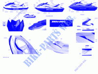 Abziehbilder für Sea-Doo GTI LIMITED 155 2014