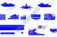 Abziehbilder für Sea-Doo RXT-X aS 260 & RS (aS: ADJUSTABLE SUSPENSION) 2014