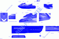 Abziehbilder für Sea-Doo  GTX LIMITED iS 260 ( iS:SUSPENSON INTELLIGENTE) 2013