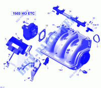 Ansaugkrümmer und Einspritzanlage für Sea-Doo RXP-X 260 & RS 2013