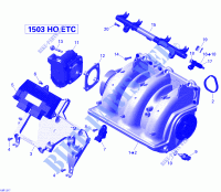 Ansaugkrümmer und Einspritzanlage für Sea-Doo RXT 260 & RS 2013
