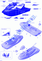 Abziehbilder für Sea-Doo GTI LIMITED 155 (39CS) 2012