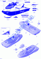 Abziehbilder für Sea-Doo GTS 130 & LOCATION 99(25CS/43CS) 2012