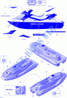 Abziehbilder für Sea-Doo GTS Pro 130 2011