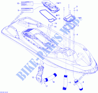 Belüftungsschlauch für Sea-Doo GTX iS 215 (iS:SUSPENSON INTELLIGENTE) 2010