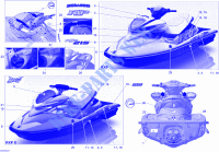 Abziehbilder für Sea-Doo RXP-X 255 & RS 2009