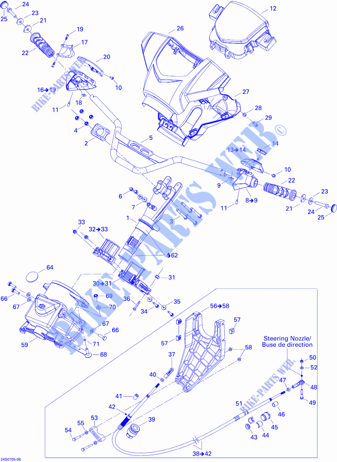 Lenkungssysteme für Sea-Doo GTI 4-TEC RENTAL 2007
