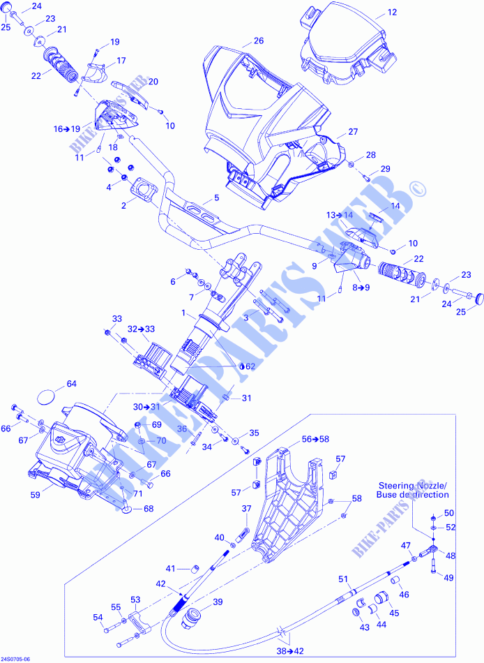 Lenkungssysteme für Sea-Doo GTI 4-TEC SE ( SPECIAL EDITION ) 2007